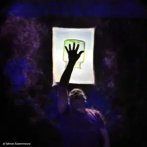 The screaming man - Salman Ezzammoury